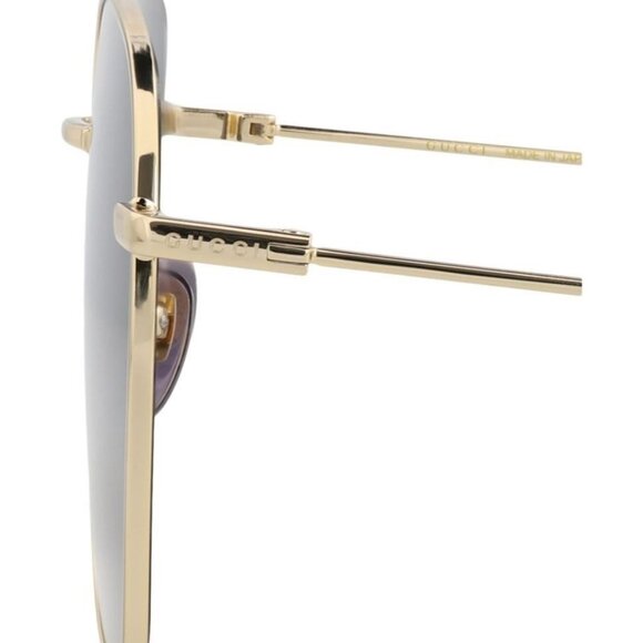 New Authentic Gucci Womens Square/Rectangle Gold Gold Grey Fashion Designer Sung - Picture 4 of 4